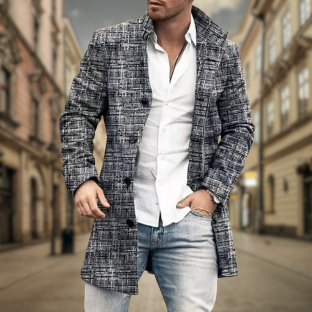 Adrián | Abrigo Largo Elegante