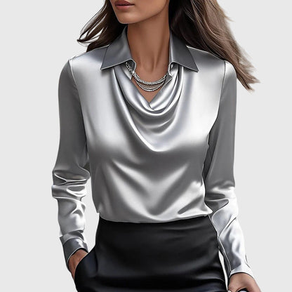 Brooklyn - Blusa Satinada Elegante