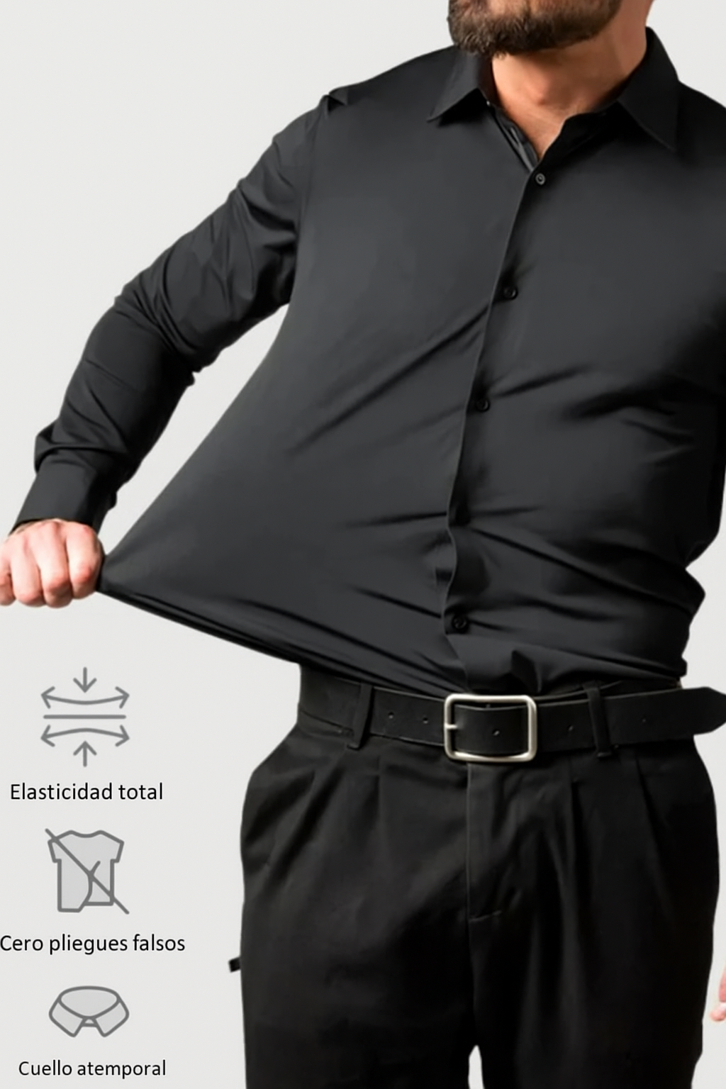 RIVANO | CAMISA ELÁSTICA QUE NO NECESITA PLANCHARSE