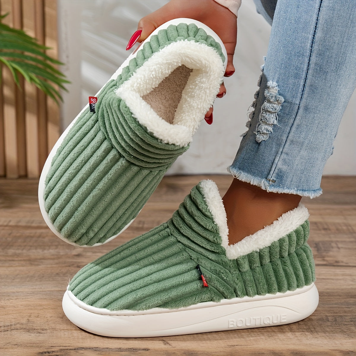 Zapatillas de casa de peluche CozyStep