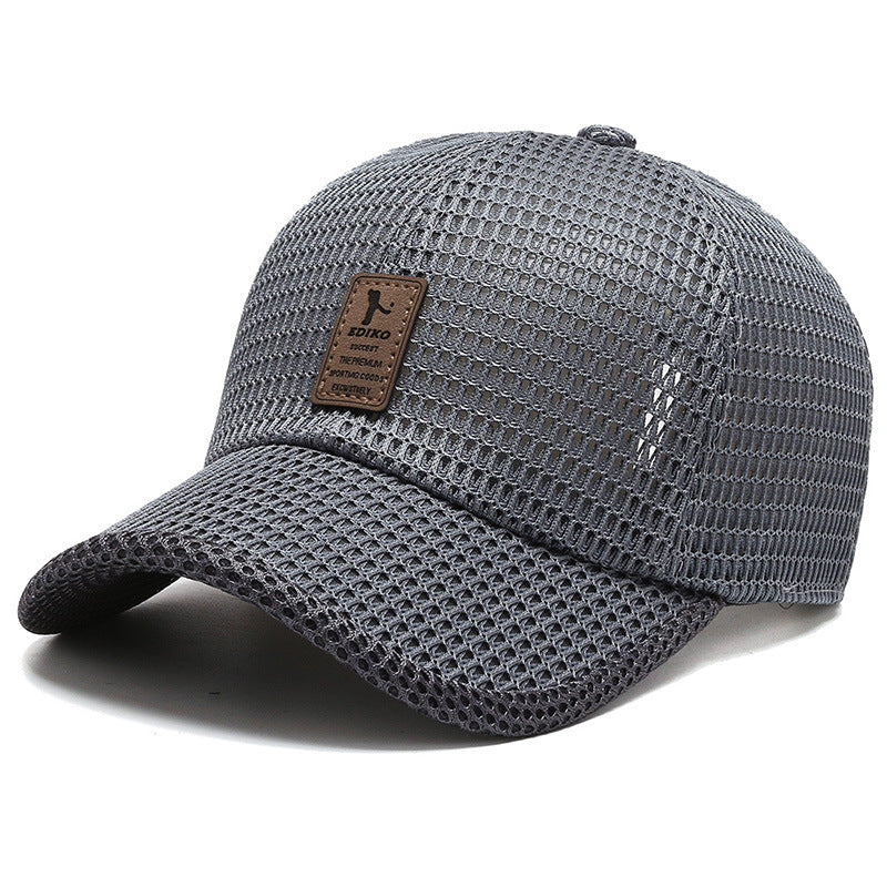 Gorra ligera y transpirable.