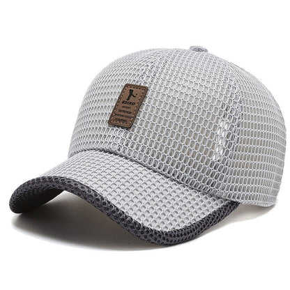 Gorra ligera y transpirable.