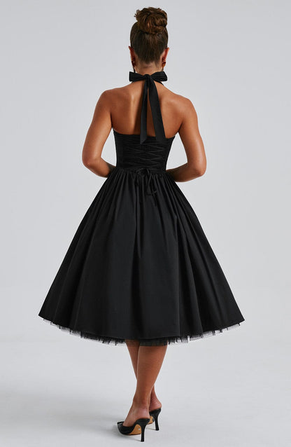 Lúa | Vestido midi halter