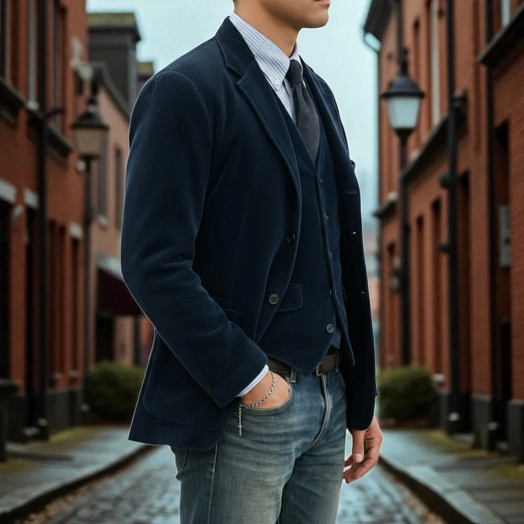 Tommy – Conjunto de 2 piezas: Blazer & Chaleco