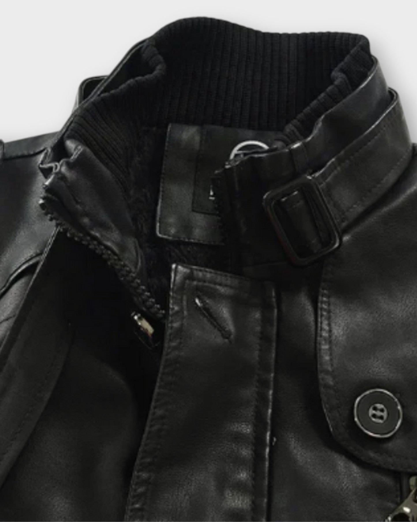 FRANCESC | Chaqueta larga de cuero