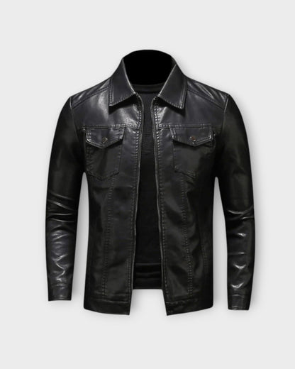 JÁCOMO | Chaqueta de Cuero Elegante