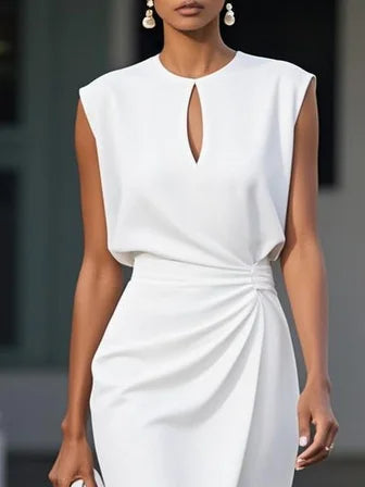 NIEVES | Vestido midi de diseño