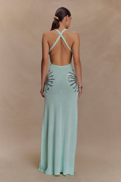 Vestido Celeste Shine