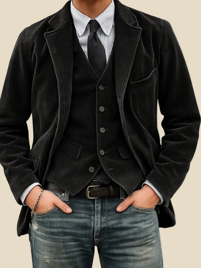 Tommy – Conjunto de 2 piezas: Blazer & Chaleco