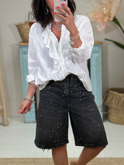 Bermuda Rhinestone Short Brillante