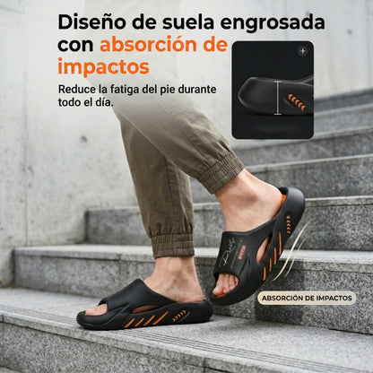 Sandalias tipo nube de suela gruesa antideslizante (UNISEX)