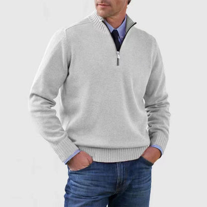 Leo - Jersey Cálido y Moderno Con Media Cremallera