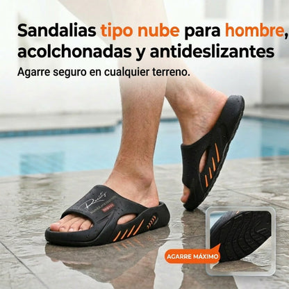 Sandalias tipo nube de suela gruesa antideslizante (UNISEX)