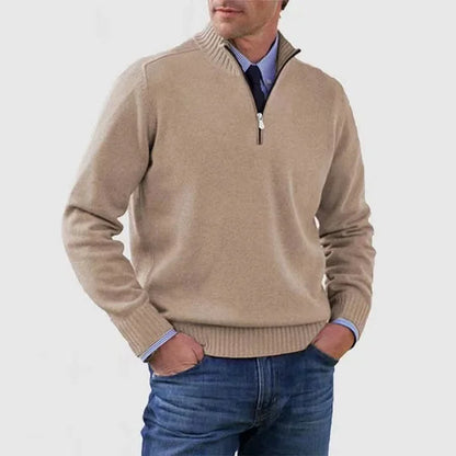 Leo - Jersey Cálido y Moderno Con Media Cremallera