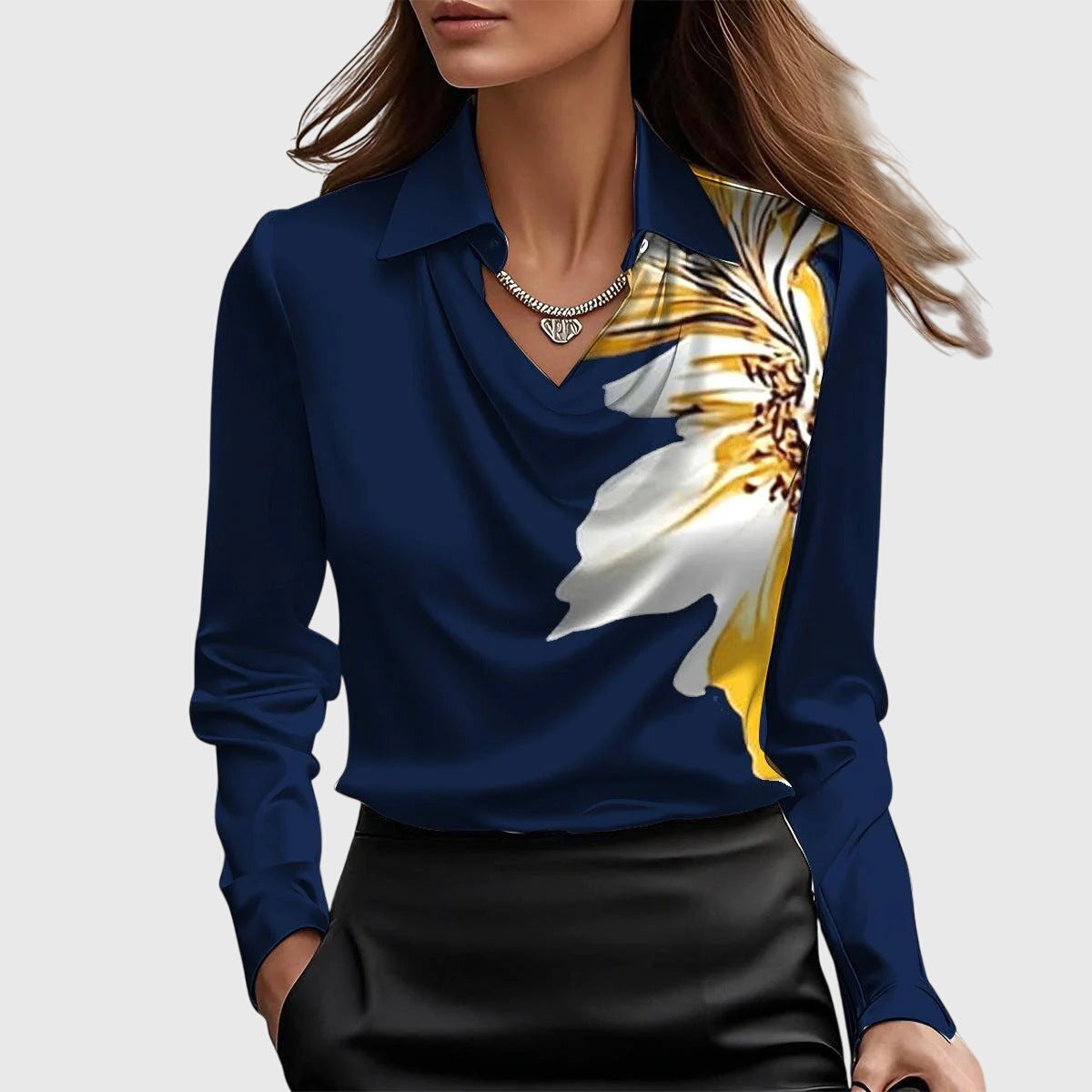 Brooklyn - Blusa Satinada Elegante