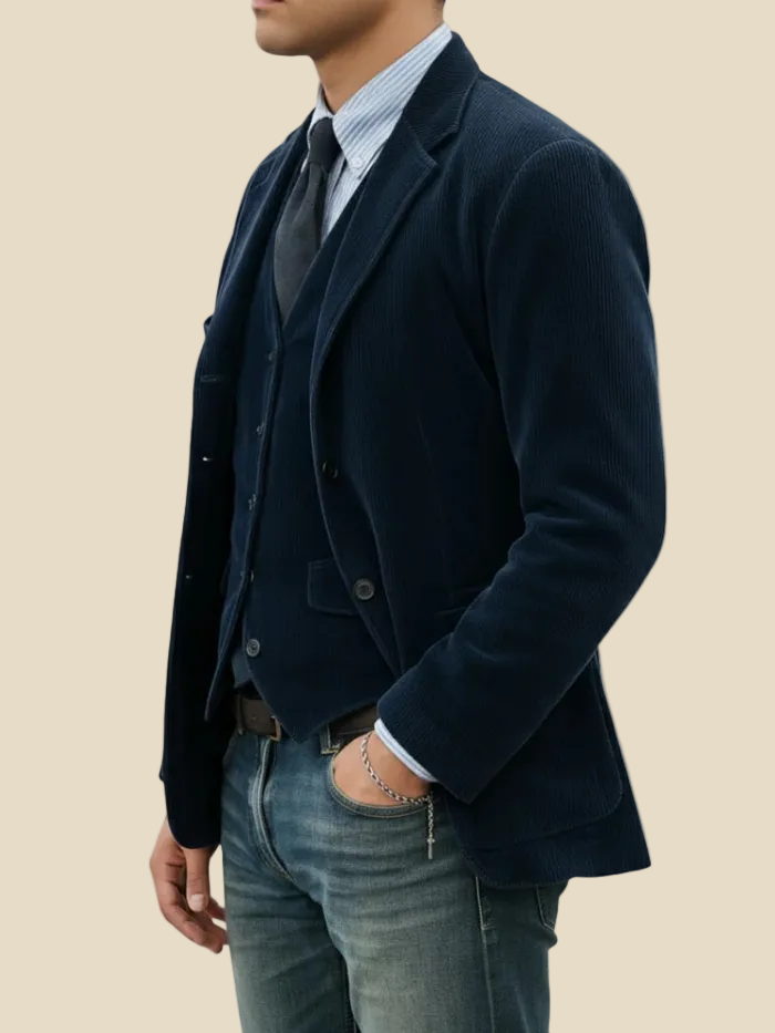 Tommy – Conjunto de 2 piezas: Blazer & Chaleco