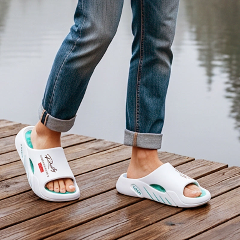 Sandalias tipo nube de suela gruesa antideslizante (UNISEX)