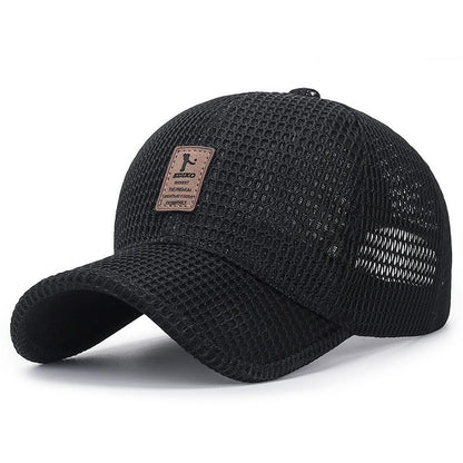 Gorra ligera y transpirable.