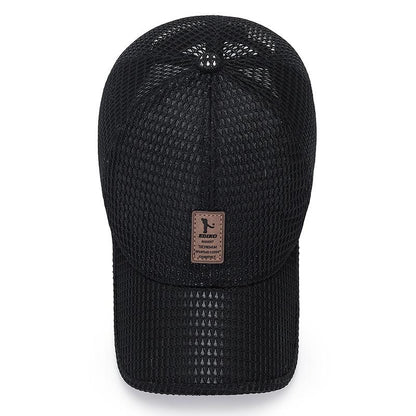 Gorra ligera y transpirable.