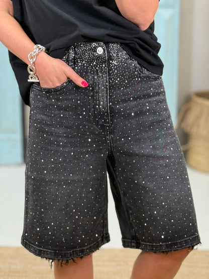 Bermuda Rhinestone Short Brillante