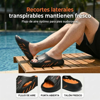 Sandalias tipo nube de suela gruesa antideslizante (UNISEX)