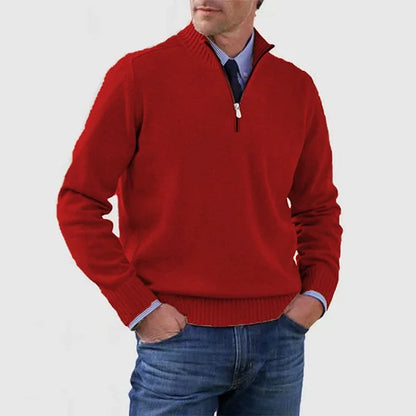 Leo - Jersey Cálido y Moderno Con Media Cremallera