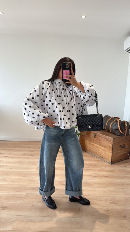 Blusa Claudia de Lunares ✨