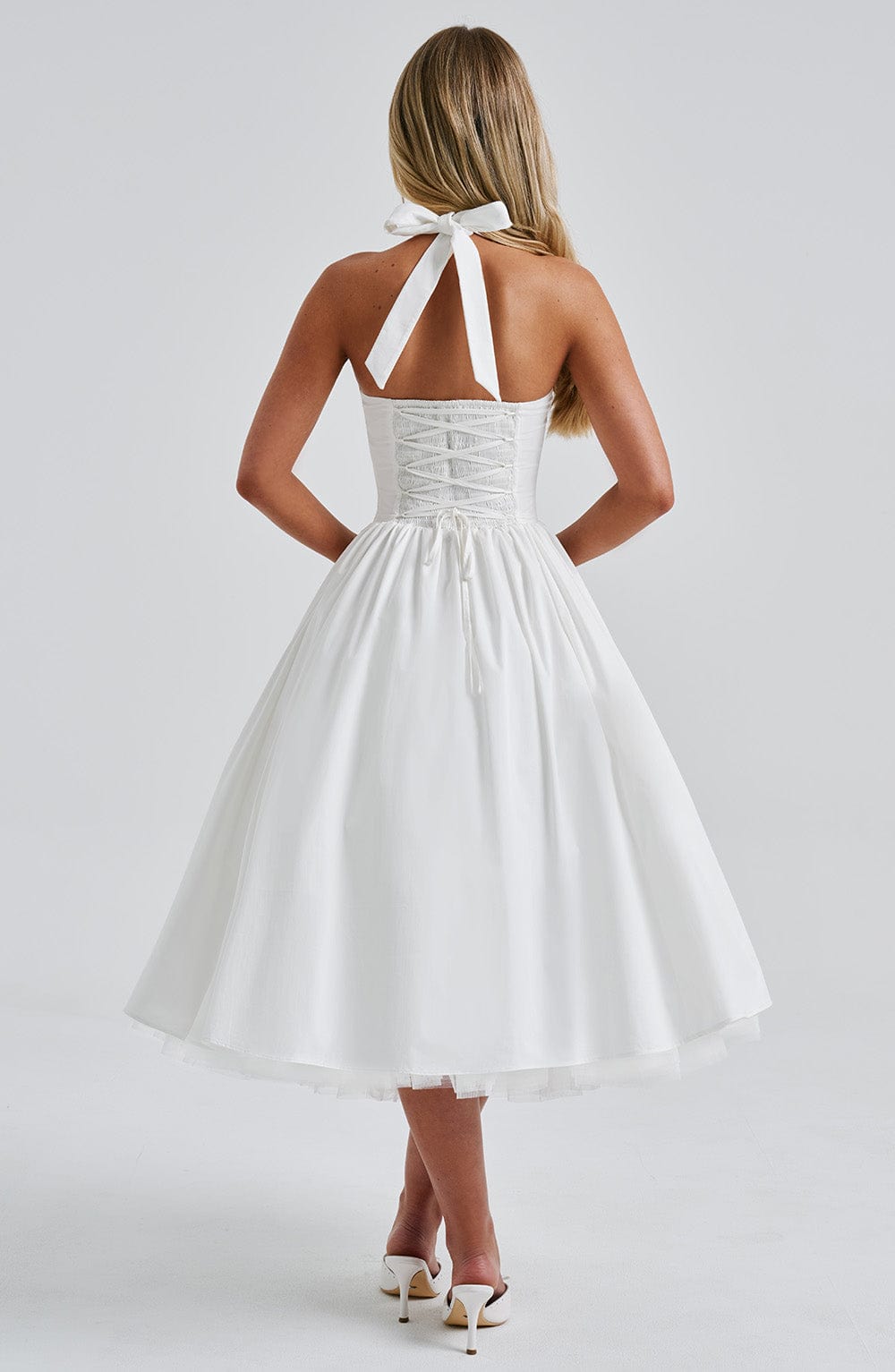 Lúa | Vestido midi halter