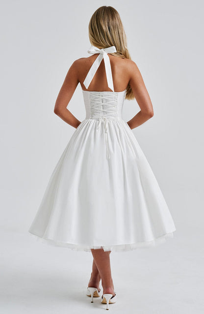 Lúa | Vestido midi halter