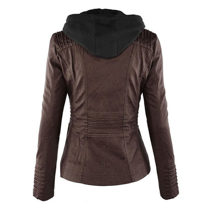 Mónica™ | Chaqueta de Cuero Elegante