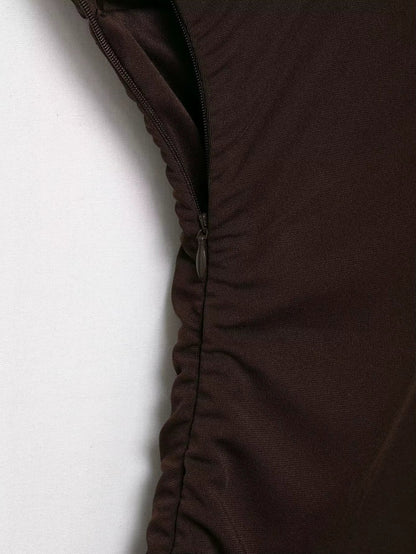 Goi - Vestido largo drapeado de diseño