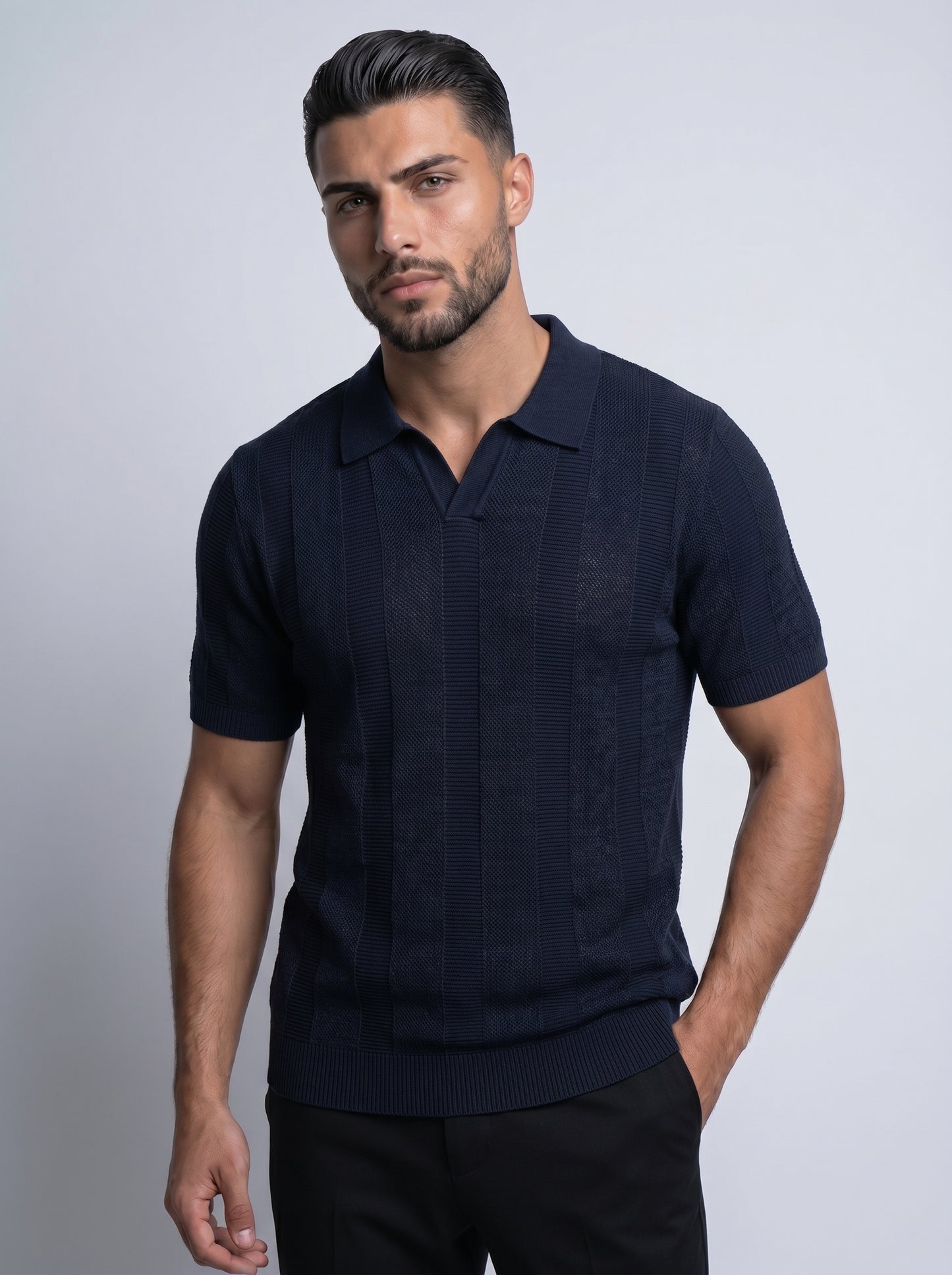 VICTOR | POLO DE RAYAS ELEGANTE