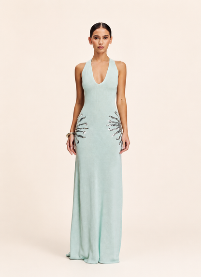Vestido Celeste Shine