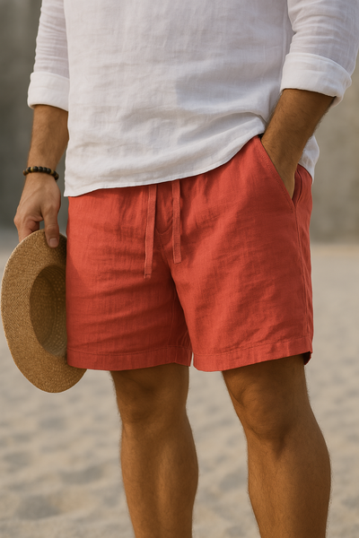 LUCIANO™ | Short de Estilo Lino