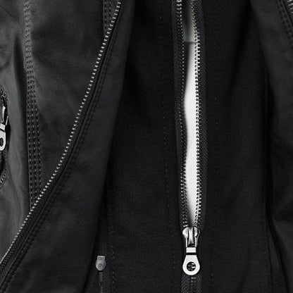 Mónica™ | Chaqueta de Cuero Elegante