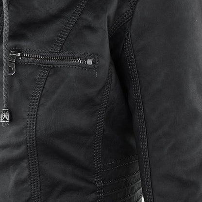 Mónica™ | Chaqueta de Cuero Elegante