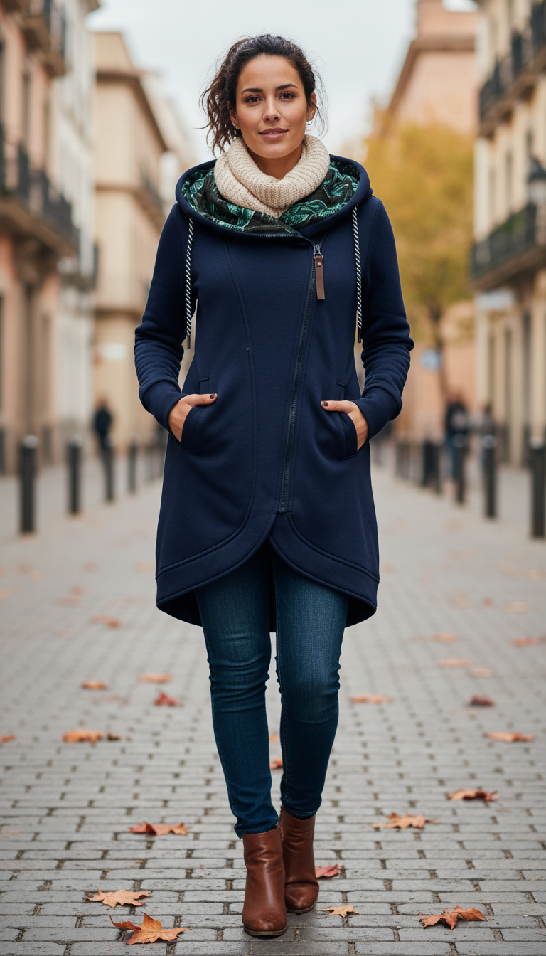 Abrigo ligero de invierno para Mujer