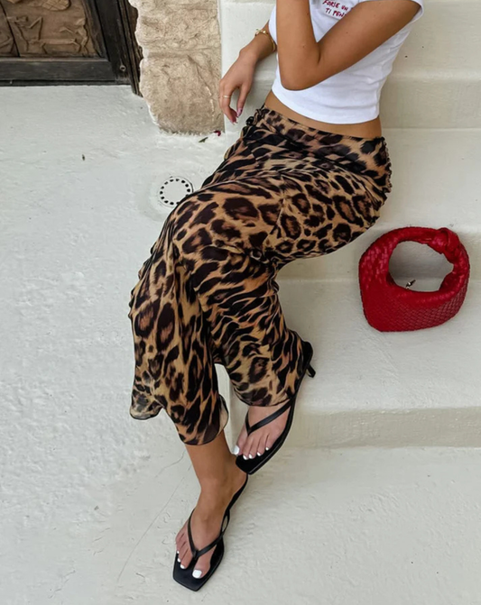 FALDA LEOPARDO