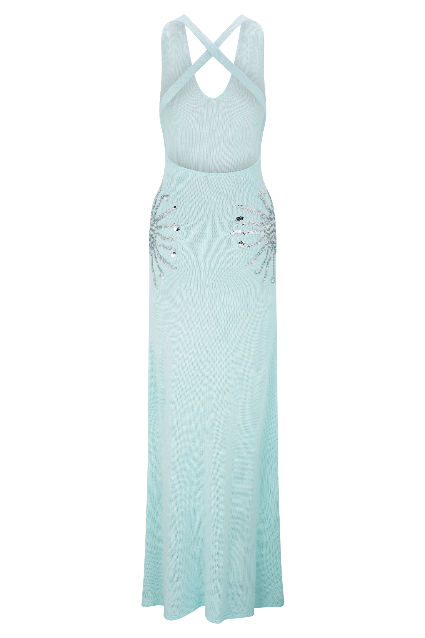 Vestido Celeste Shine
