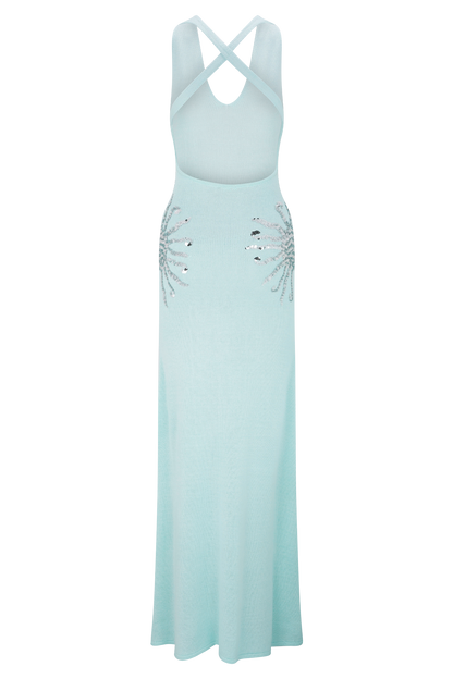 Vestido Celeste Shine