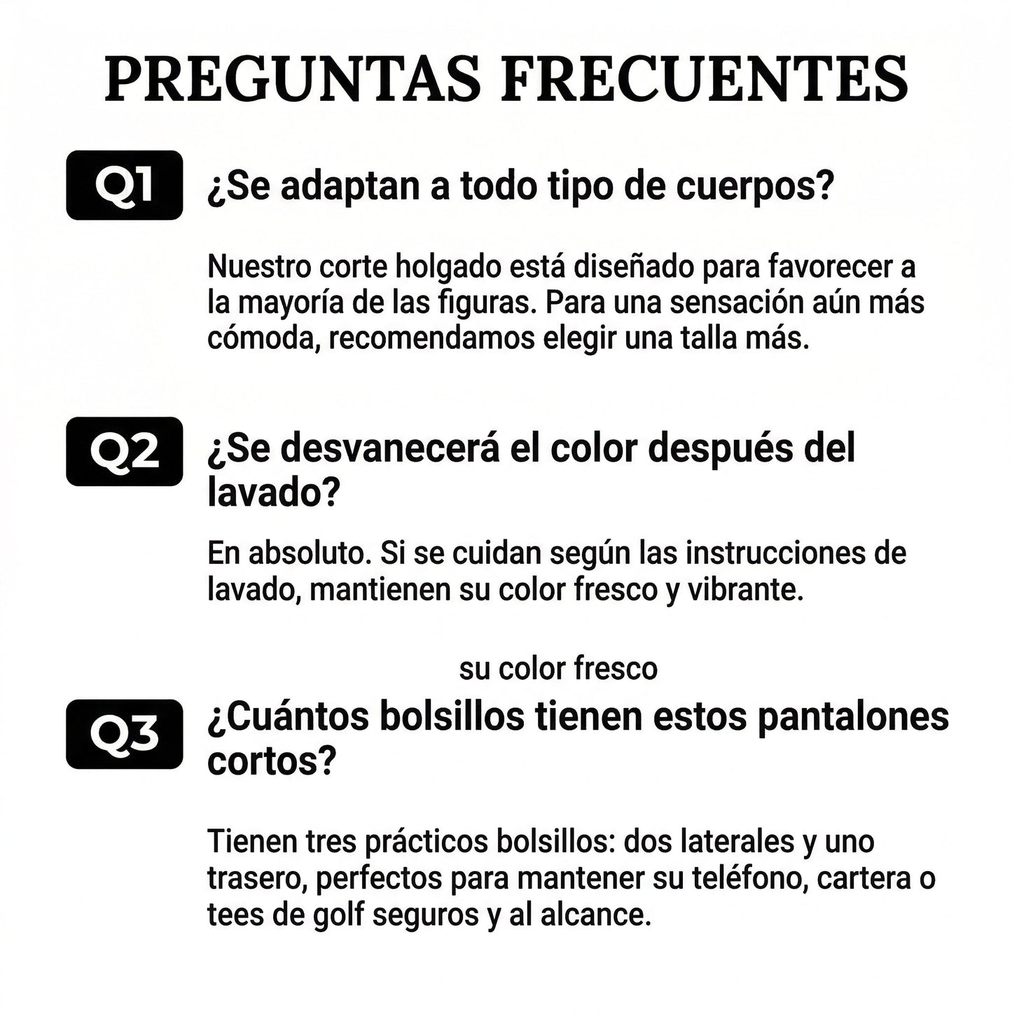 Chino corto elástico