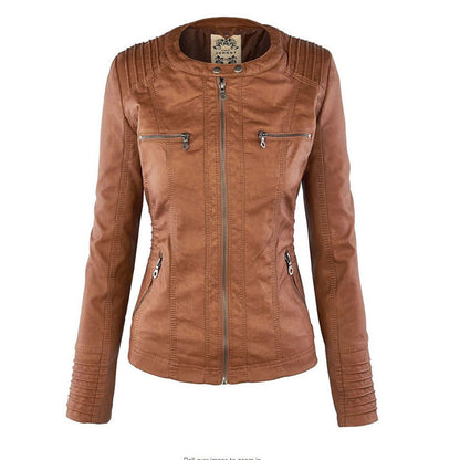 Mónica™ | Chaqueta de Cuero Elegante