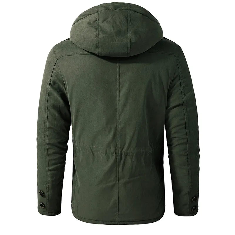 Chaqueta hombre térmica con interior afelpado ideal para el frío