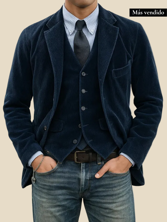 Tommy – Conjunto de 2 piezas: Blazer & Chaleco