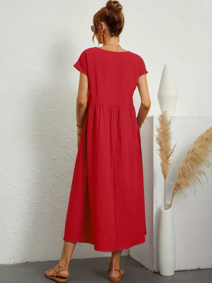 SEGOVIA - Vestido fluido con elegancia temporal