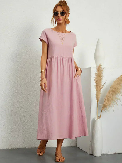 SEGOVIA - Vestido fluido con elegancia temporal