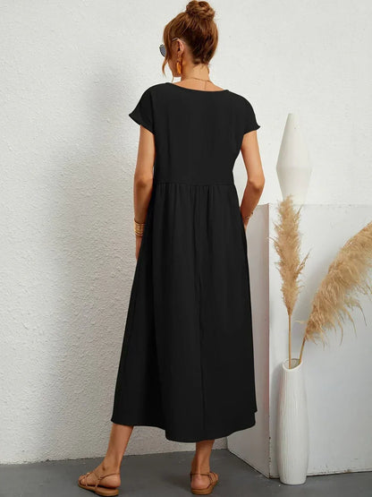 SEGOVIA - Vestido fluido con elegancia temporal