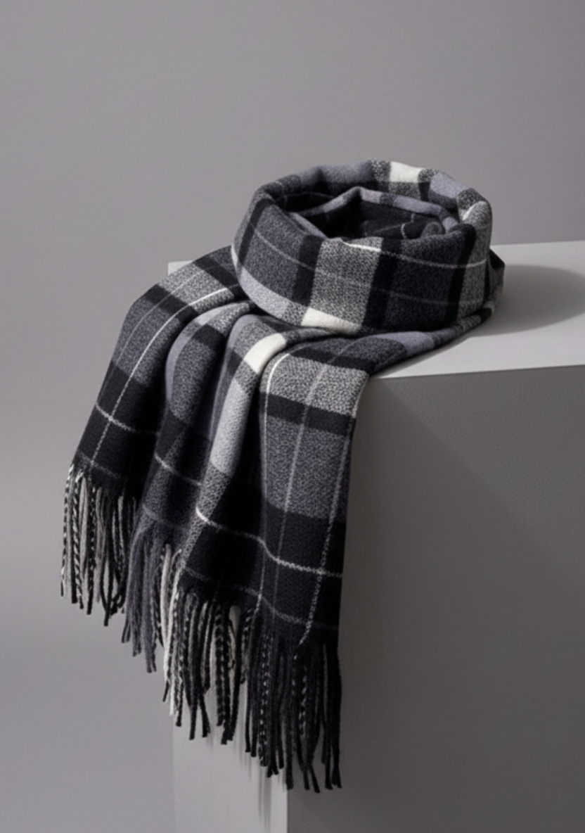 Bufanda Marina - Kenia Blanco