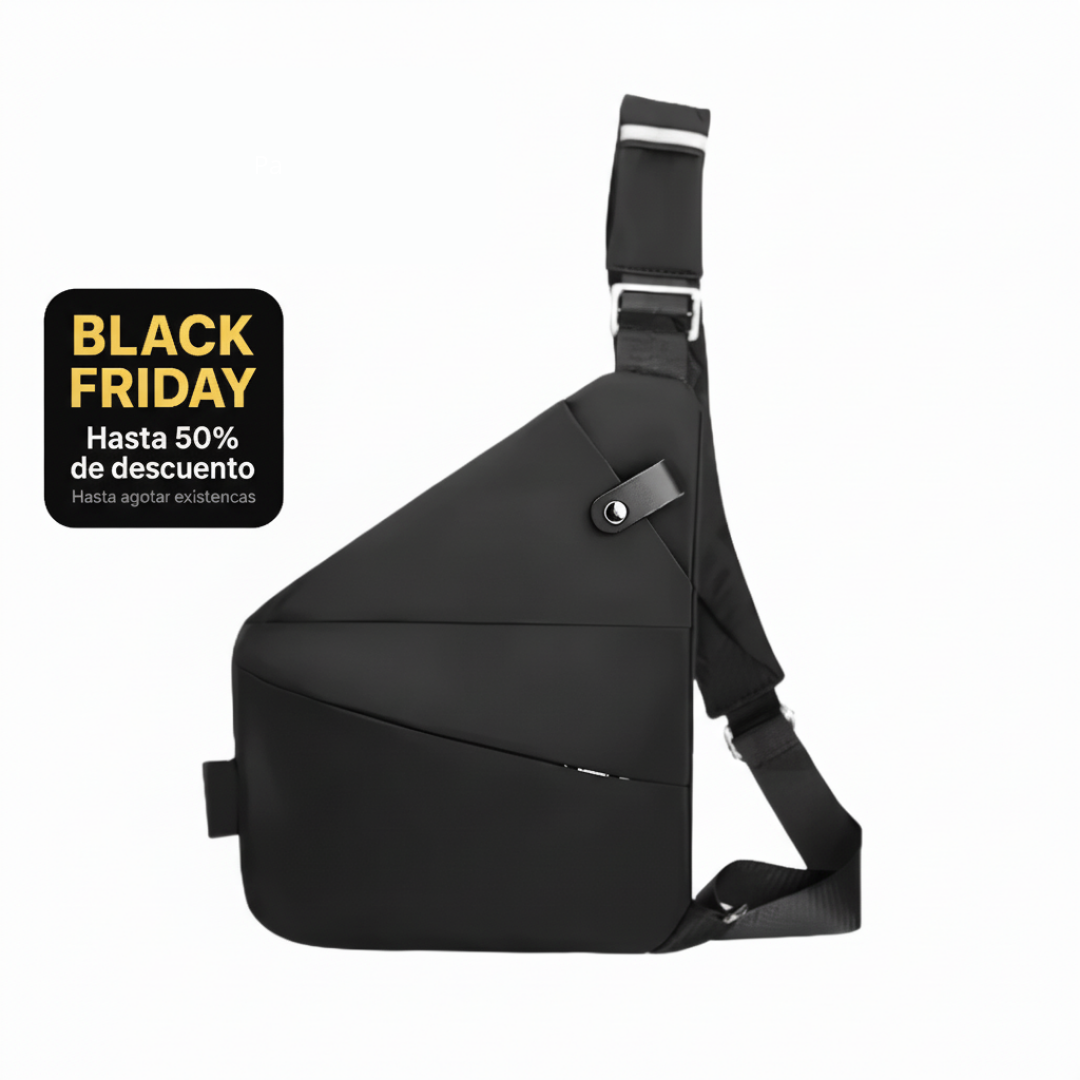 PasoSeguro™ Bolso cruzado antirrobo multifuncional