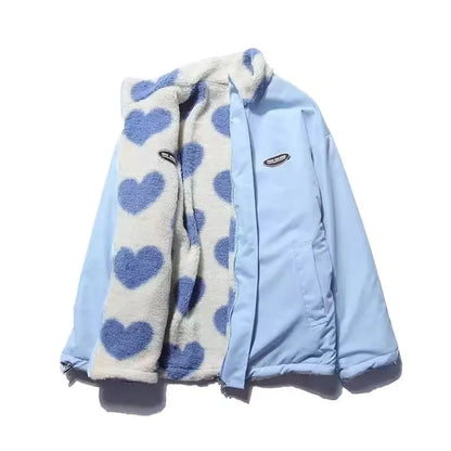 Azalea | Chaqueta Reversible con Corazones